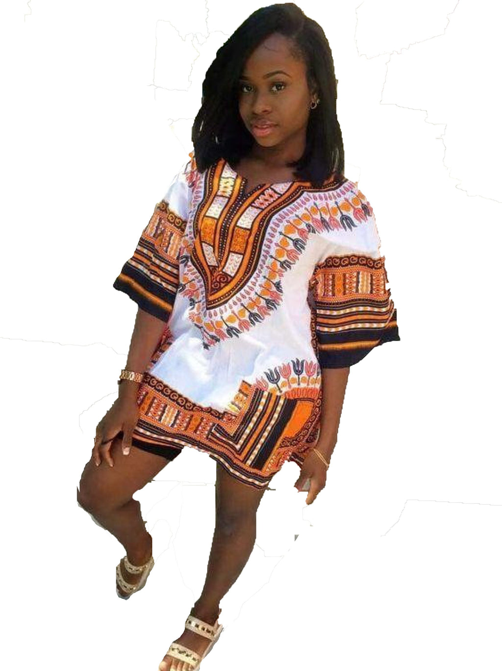 Women African Dashiki Shirt